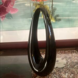 Toyo vintage Elegant Black Vase